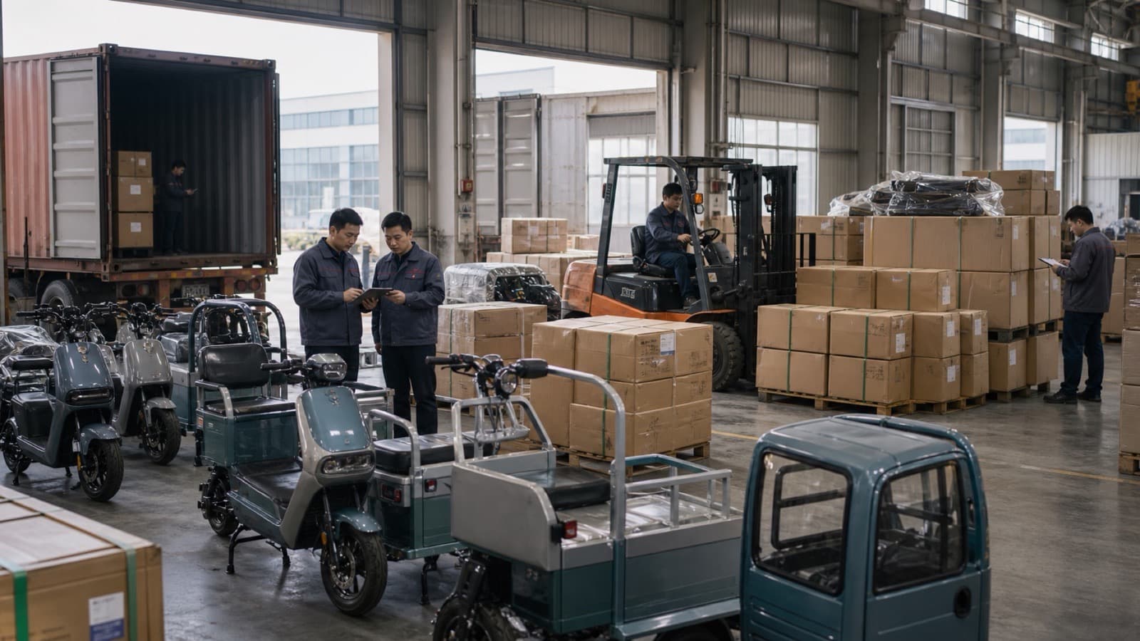 JYS factory shipment and loading coordination